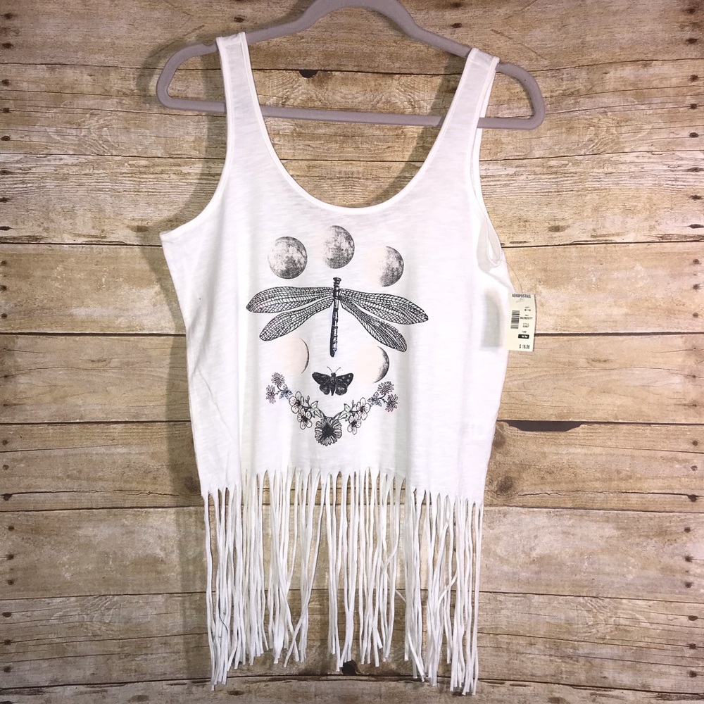 Bethany Mota tasseled  crop top